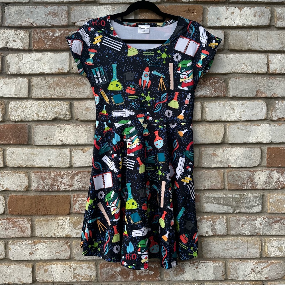 Cowcow Science Classroom Dress Cow Cow